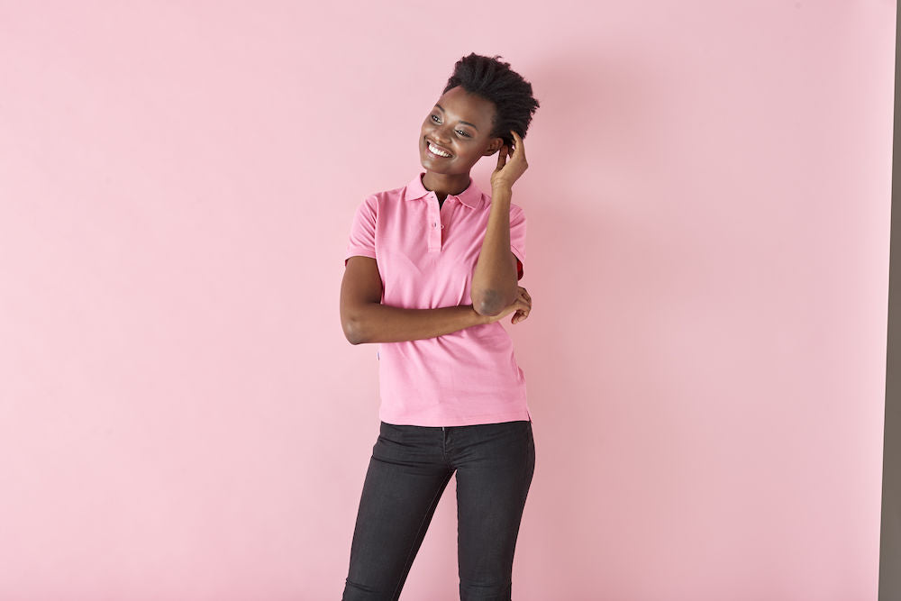 Cottover Ladies Organic Cotton Polo Shirt. Fairtrade Eco Pique Polo. 14 Colours XS-2XL - Polo Shirt - Logo Free Clothing