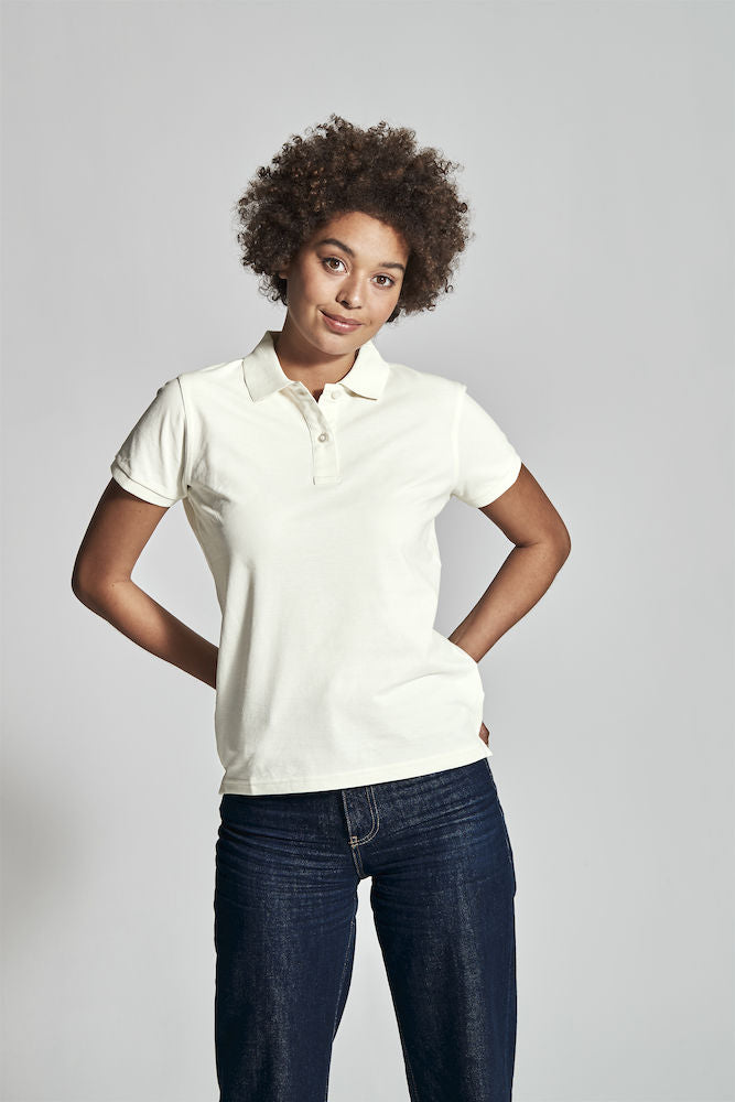 Cottover Ladies Organic Cotton Polo Shirt. Fairtrade Eco Pique Polo. 14 Colours XS-2XL - Polo Shirt - Logo Free Clothing