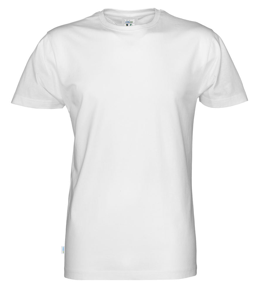 Cottover Mens Eco T Shirt. Fairtrade Organic Cotton. 14 Colours. S-4XL - Tee Shirt - Logo Free Clothing