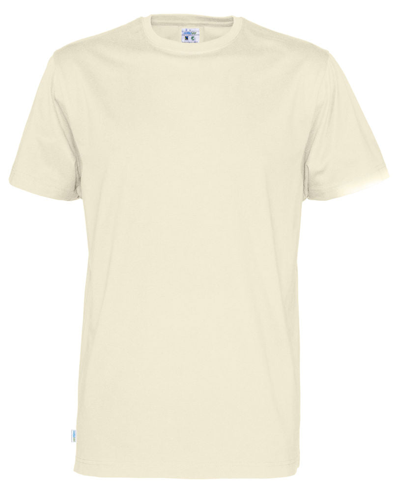Cottover Mens Eco T Shirt. Fairtrade Organic Cotton. 14 Colours. S-4XL - Tee Shirt - Logo Free Clothing