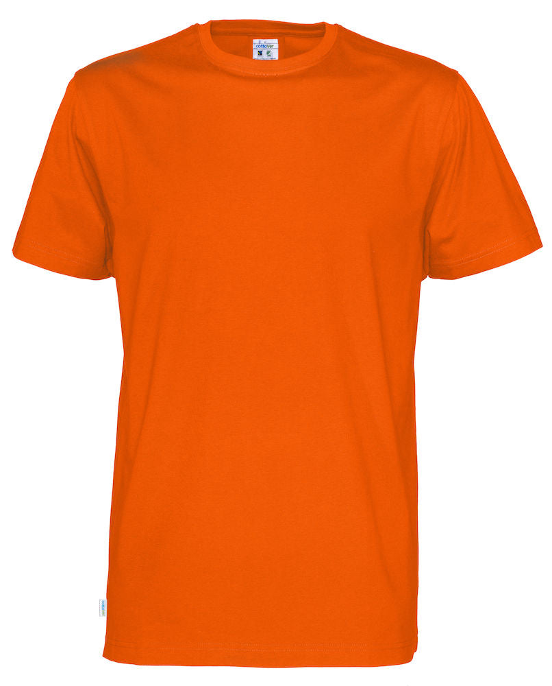 Cottover Mens Eco T Shirt. Fairtrade Organic Cotton. 14 Colours. S-4XL - Tee Shirt - Logo Free Clothing