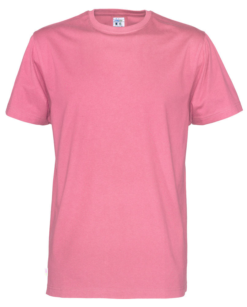 Cottover Mens Eco T Shirt. Fairtrade Organic Cotton. 14 Colours. S-4XL - Tee Shirt - Logo Free Clothing