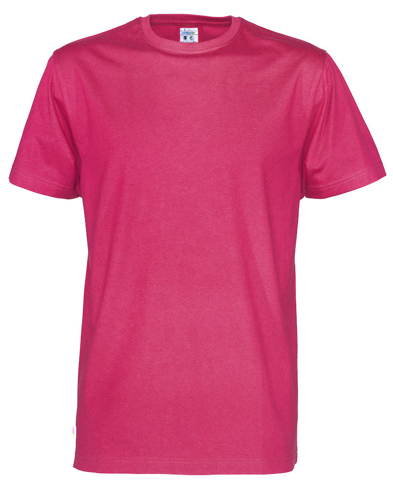 Cottover Mens Eco T Shirt. Fairtrade Organic Cotton. 14 Colours. S-4XL - Tee Shirt - Logo Free Clothing