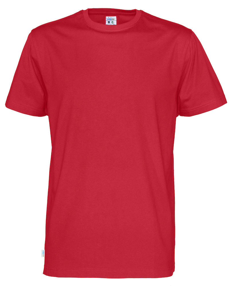 Cottover Mens Eco T Shirt. Fairtrade Organic Cotton. 14 Colours. S-4XL - Tee Shirt - Logo Free Clothing