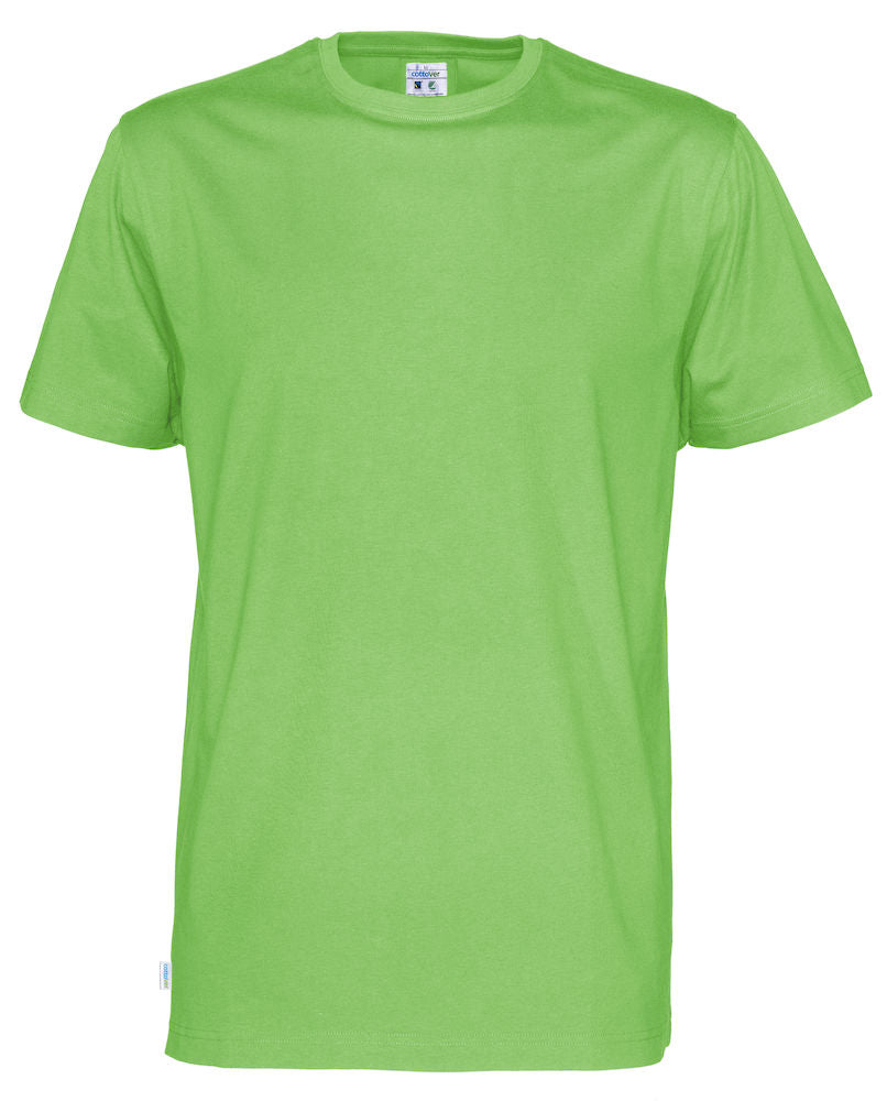 Cottover Mens Eco T Shirt. Fairtrade Organic Cotton. 14 Colours. S-4XL - Tee Shirt - Logo Free Clothing