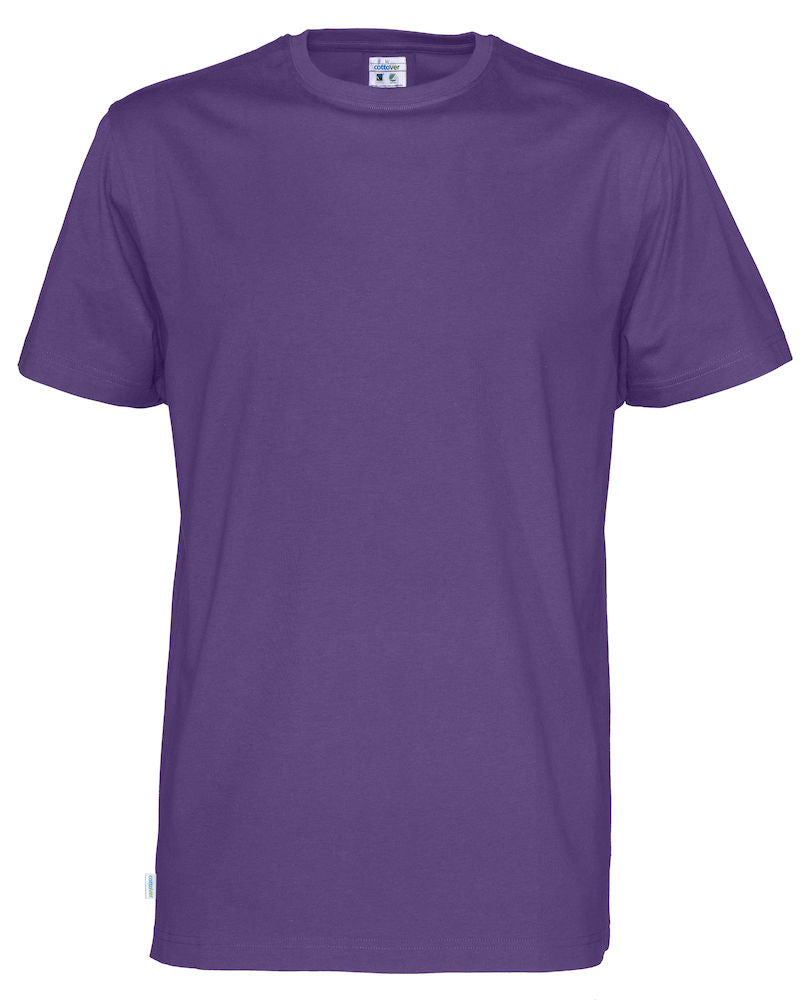 Cottover Mens Eco T Shirt. Fairtrade Organic Cotton. 14 Colours. S-4XL - Tee Shirt - Logo Free Clothing