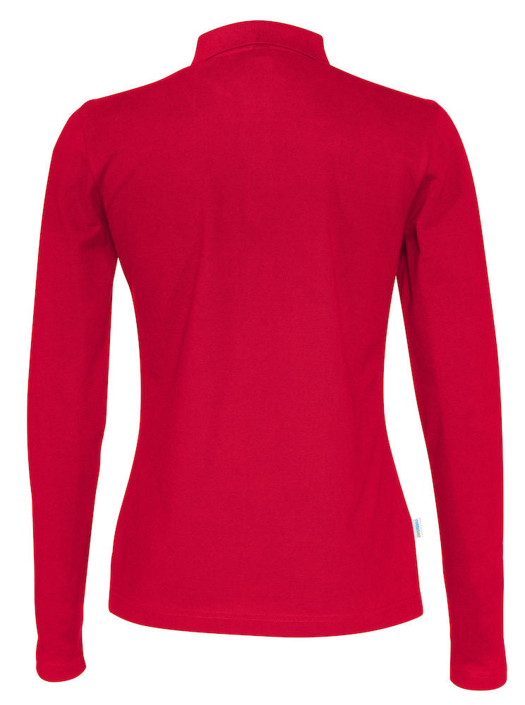 Cottover Ladies Eco Long Sleeve Polo Shirt. Fairtrade Organic Cotton Pique Polo. 14 Colours XS-2XL - Polo Shirt - Logo Free Clothing