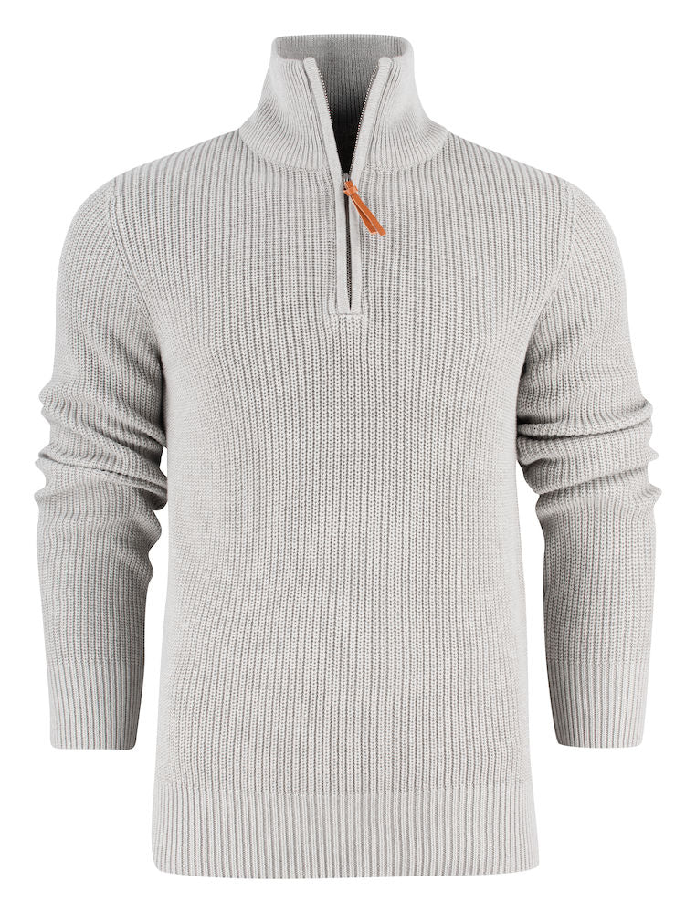 James Harvest Flatwillow 1/4 Zip Heavy Knit Jumper. Unisex. 3 Colours XS-3XL - Knitwear - Logo Free Clothing