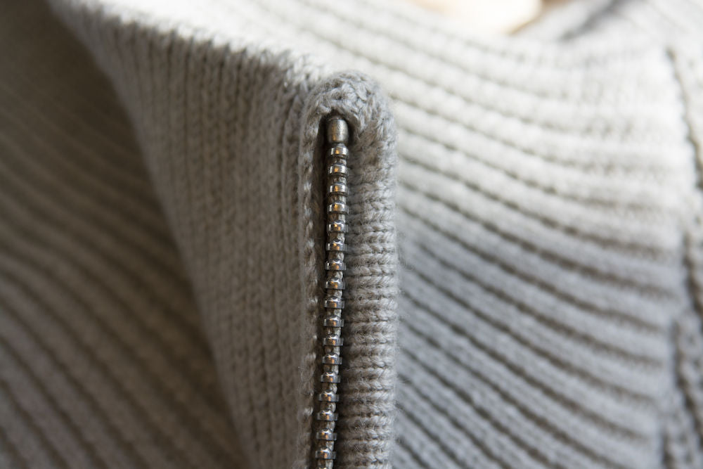 James Harvest Brockway Zipped Sweater. Heavy Rib Knit Cardigan. 3 Colours XS-3XL - Knitwear - Logo Free Clothing