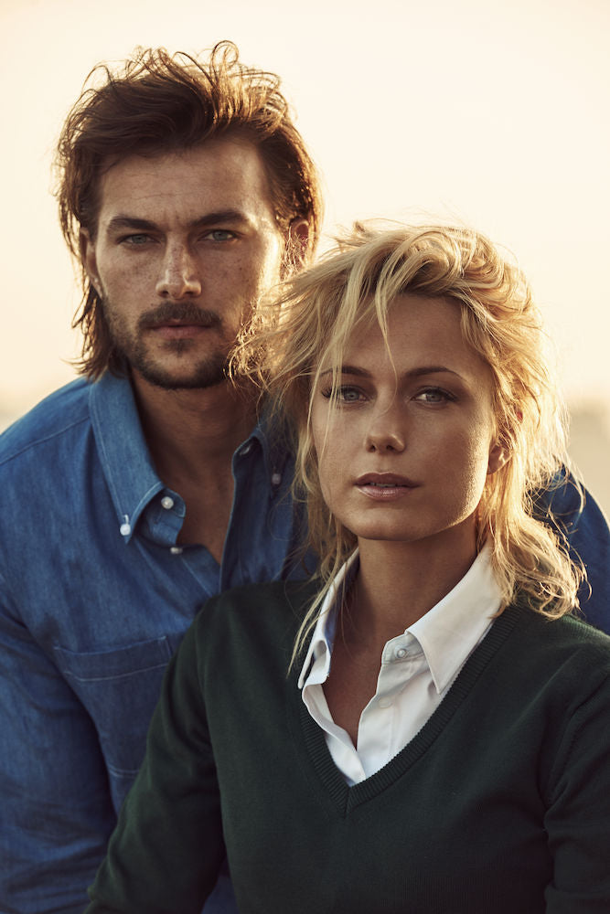 James Harvest Jupiter Ladies Shirt. Pure Cotton Denim Look. 2 Colours XS-2XL - Shirt - Logo Free Clothing