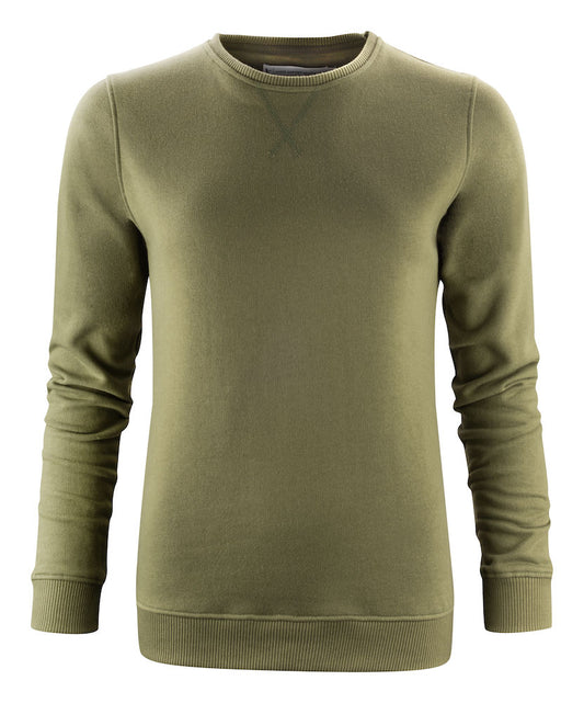 James Harvest Alder Ladies Crewneck Eco-Sweater. Organic Cotton Mix. 3 Colours. XS-2XL - Sweatshirt - Logo Free Clothing