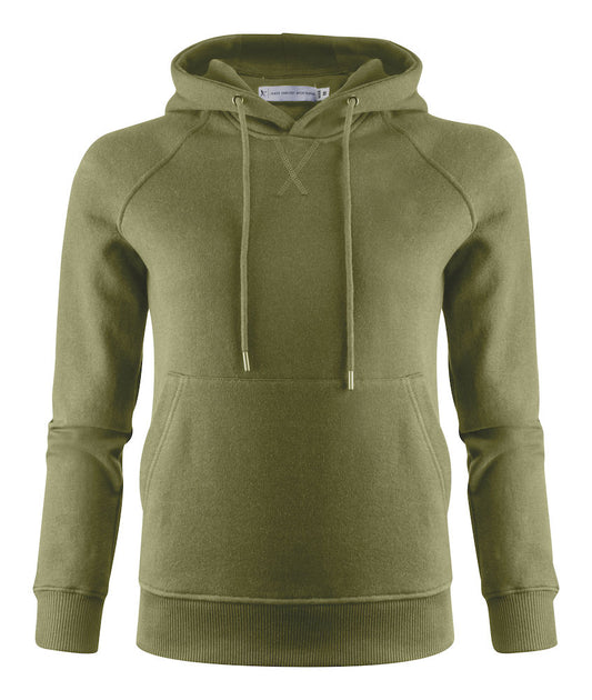 James Harvest Hardin- Ladies Eco Hoodie. Raglan Sleeves. 80/20 Organic Cotton/ Recycled Polyester. XS-2XL - Hoodie - Logo Free Clothing