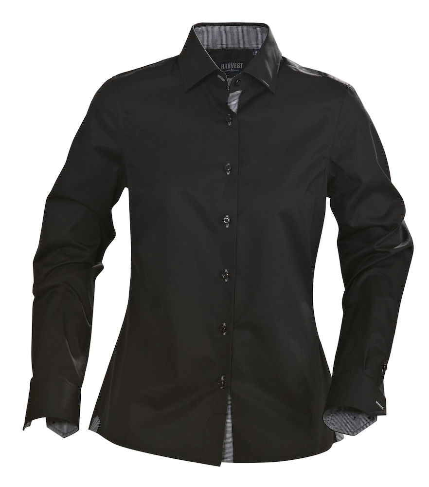 James Harvest Baltimore Ladies Shirt. Pure Baumwolle Cotton, 4 Colours, S-2XL - Shirt - Logo Free Clothing