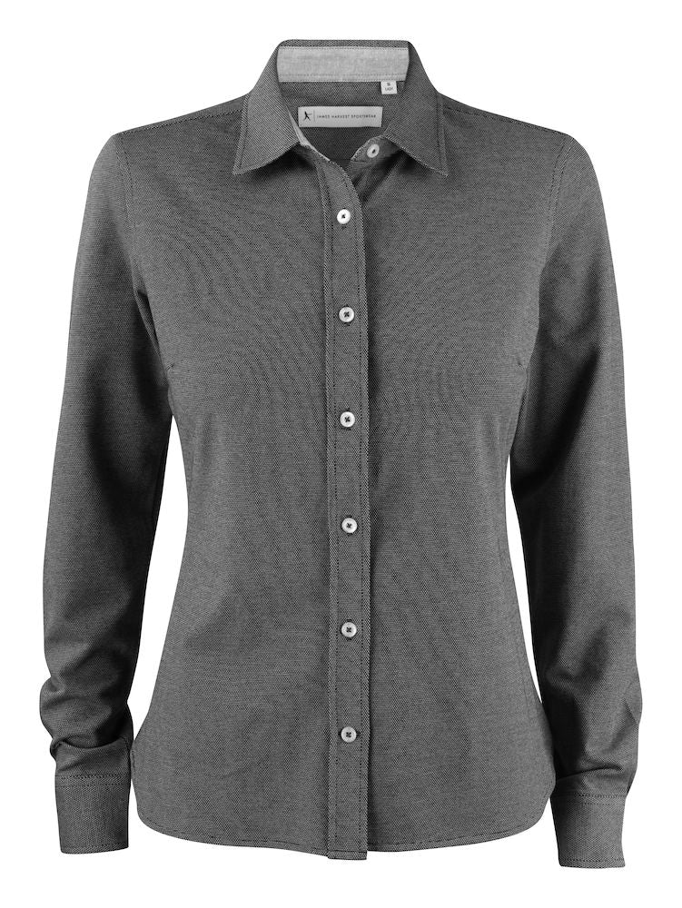 James Harvest Burlingham Ladies Shirt. Oxford Shirt. 3 Colours XS-2XL - Shirt - Logo Free Clothing
