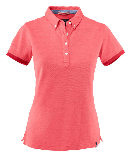 James Harvest Larkford Ladies Polo Shirt. Heavyweight 250gsm Compact Weave. 5 Colours XS-2XL - Polo Shirt - Logo Free Clothing