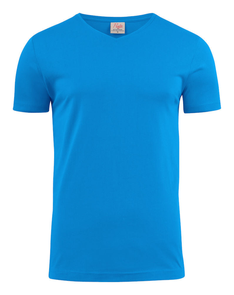 James Harvest Mens Heavy V Neck T Shirt. Cotton, 8 Colours S-5XL - Tee Shirt - Logo Free Clothing