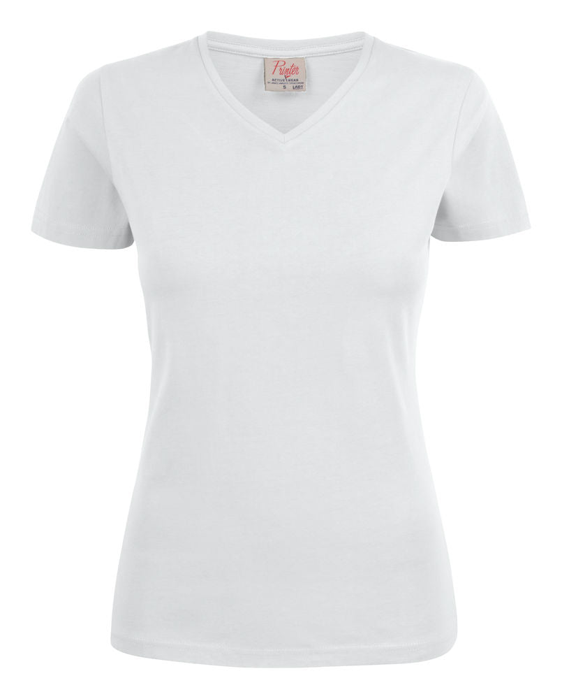 James Harvest Ladies Heavy V Neck T Shirt. Cotton, 8 Colours XS-2XL - Tee Shirt - Logo Free Clothing