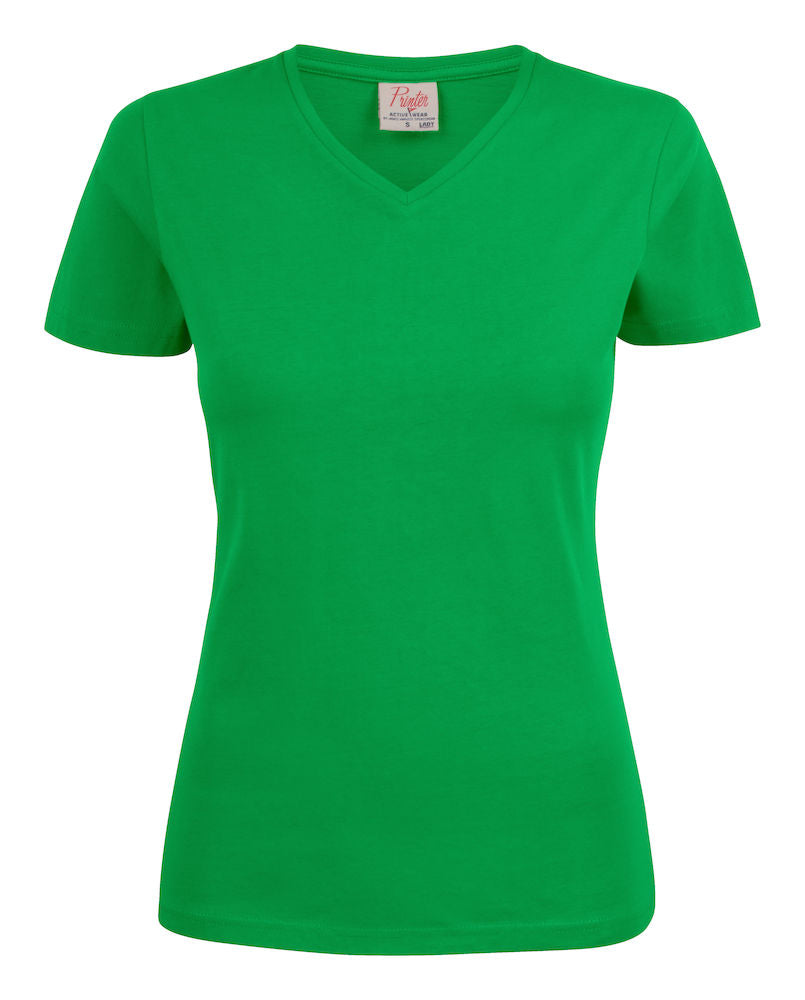 James Harvest Ladies Heavy V Neck T Shirt. Cotton, 8 Colours XS-2XL - Tee Shirt - Logo Free Clothing