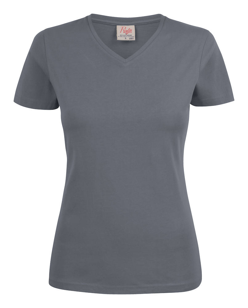 James Harvest Ladies Heavy V Neck T Shirt. Cotton, 8 Colours XS-2XL - Tee Shirt - Logo Free Clothing
