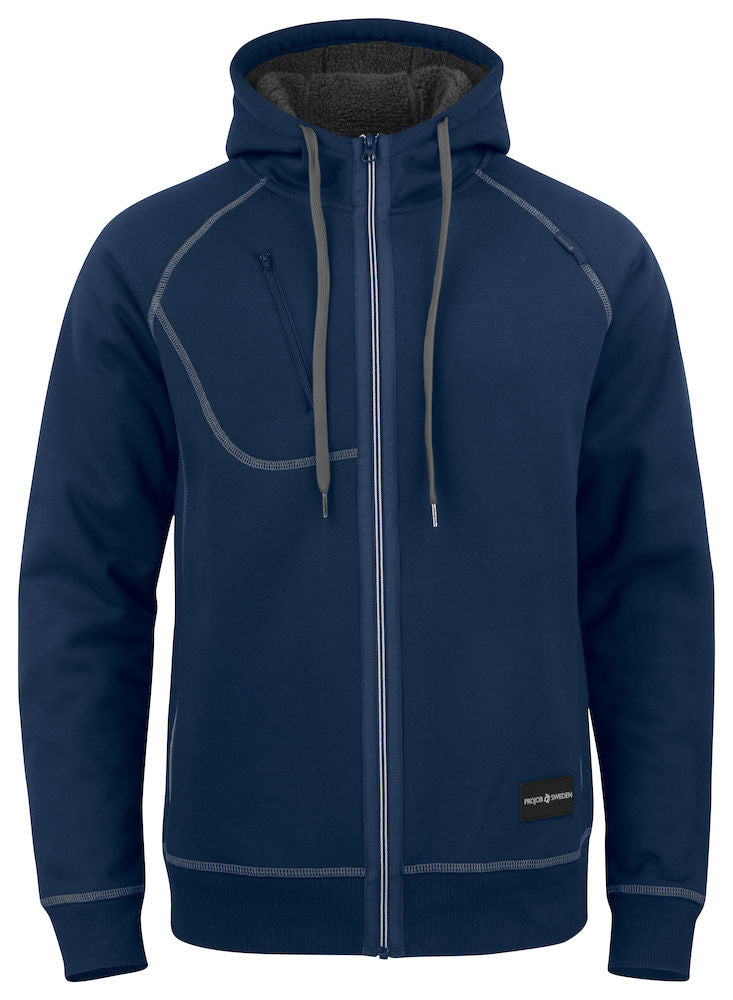 ProJob- Fleece Lined Hoodie. Fur Pile Heavy Fleece Lining. XS-4XL - Hoodie - Logo Free Clothing