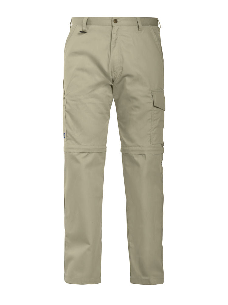 ProJob 2 in 1 Convertible Trousers. Zip Off at Knee for Shorts. 4 Colours S-5XL - Trousers - Logo Free Clothing