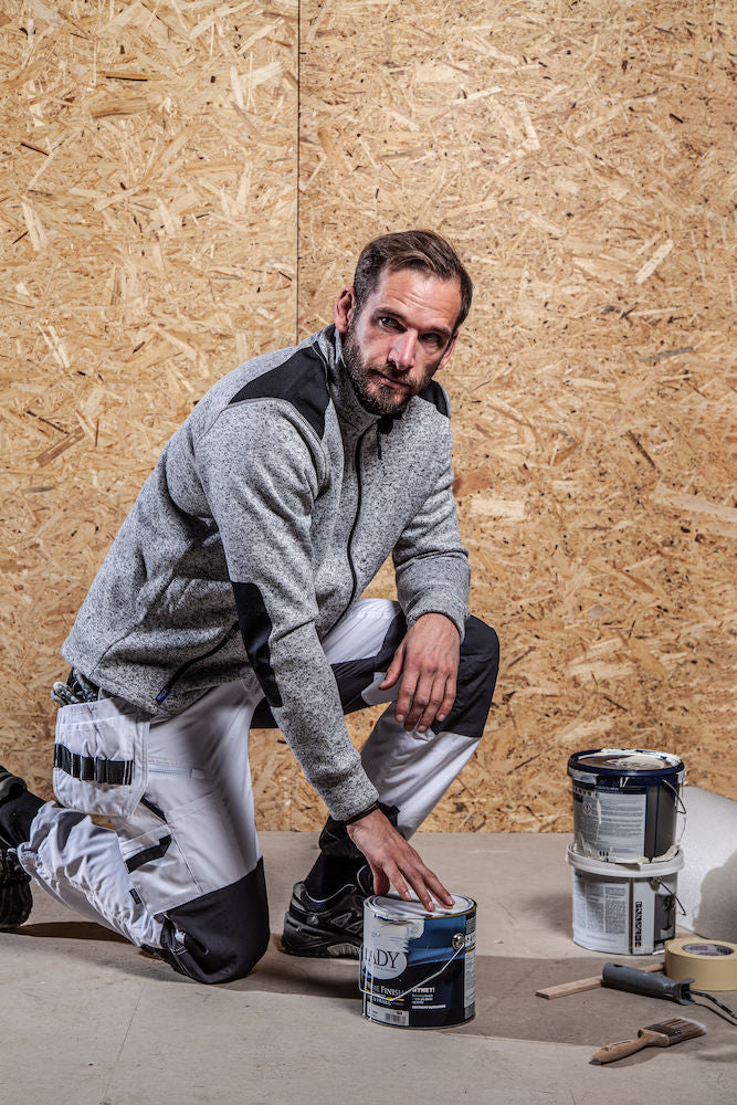 ProJob- Extra Heavyweight Mens Fleece 320gsm. Reinforced Patches. XS-4XL - Fleece - Logo Free Clothing