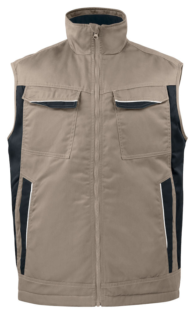 ProJob Padded Gilet. Reinforced Easy Care Gilet. 7 Colours. XS-4XL - Gilet - Logo Free Clothing