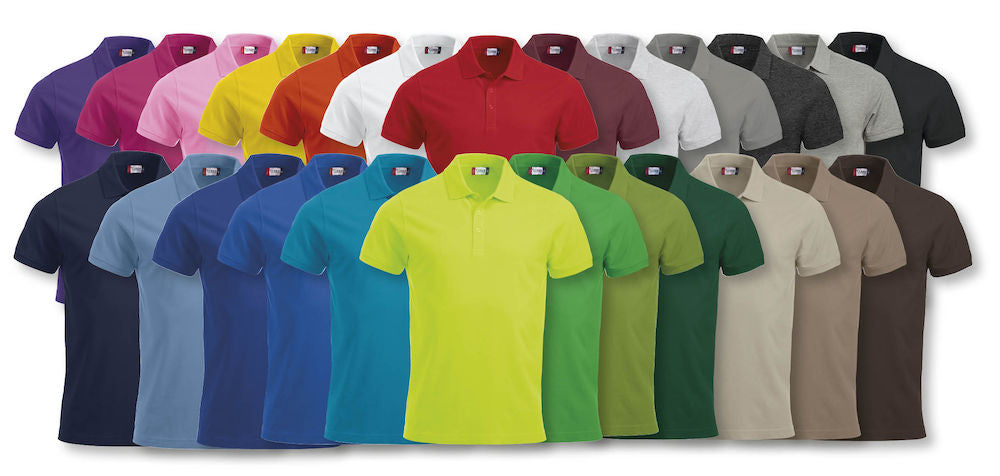 Clique Marion Ladies Short Sleeve Polo Shirt Medium Weight. 17 Colours. XS-2XL. - Polo Shirt - Logo Free Clothing