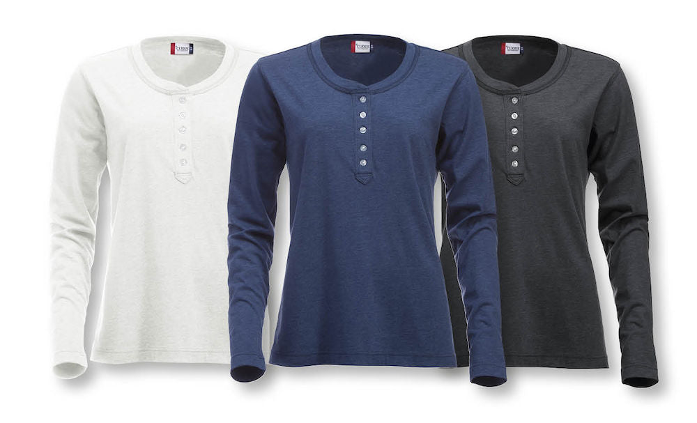 clique orlando ladies henley top