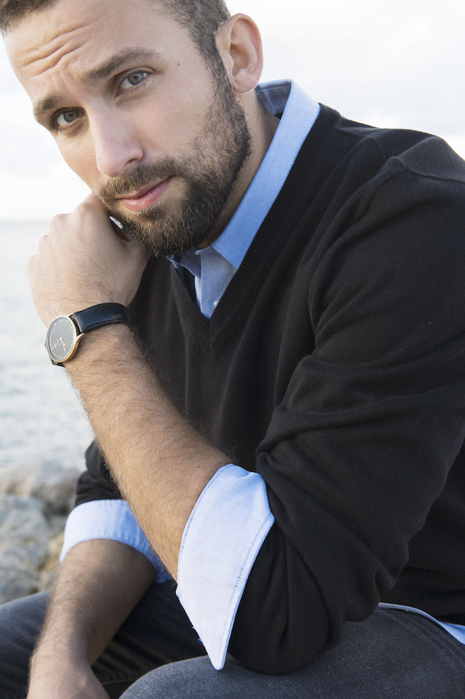 Clique Aston Mens Cotton V-Neck Jumper. Soft Touch. 3 Colours. S-3XL - Knitwear - Logo Free Clothing