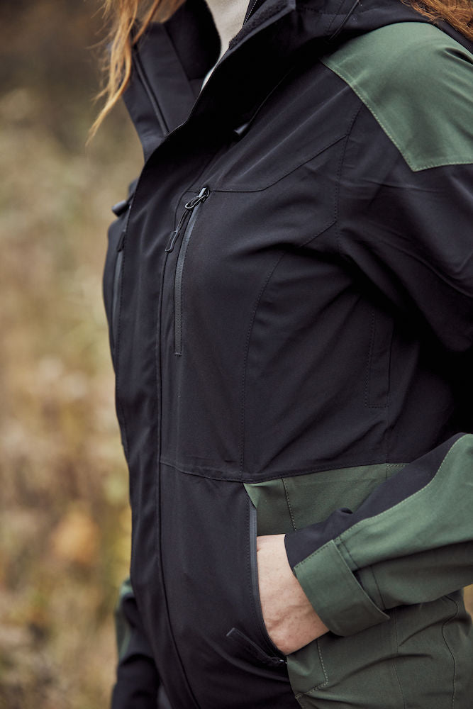 Clique Stafford Jacket. Unisex Trekking Jacket WR 5000mm & Hooded. XS-3XL - Winter Jacket - Logo Free Clothing