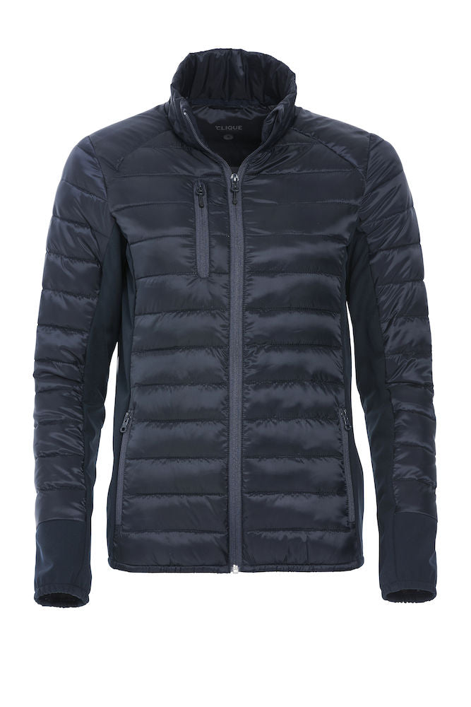 Clique Lemont Ladies Jacket. Lightweight Quilted Jacket With Softshell Panel. XS-2XL - Summer Jacket - Logo Free Clothing