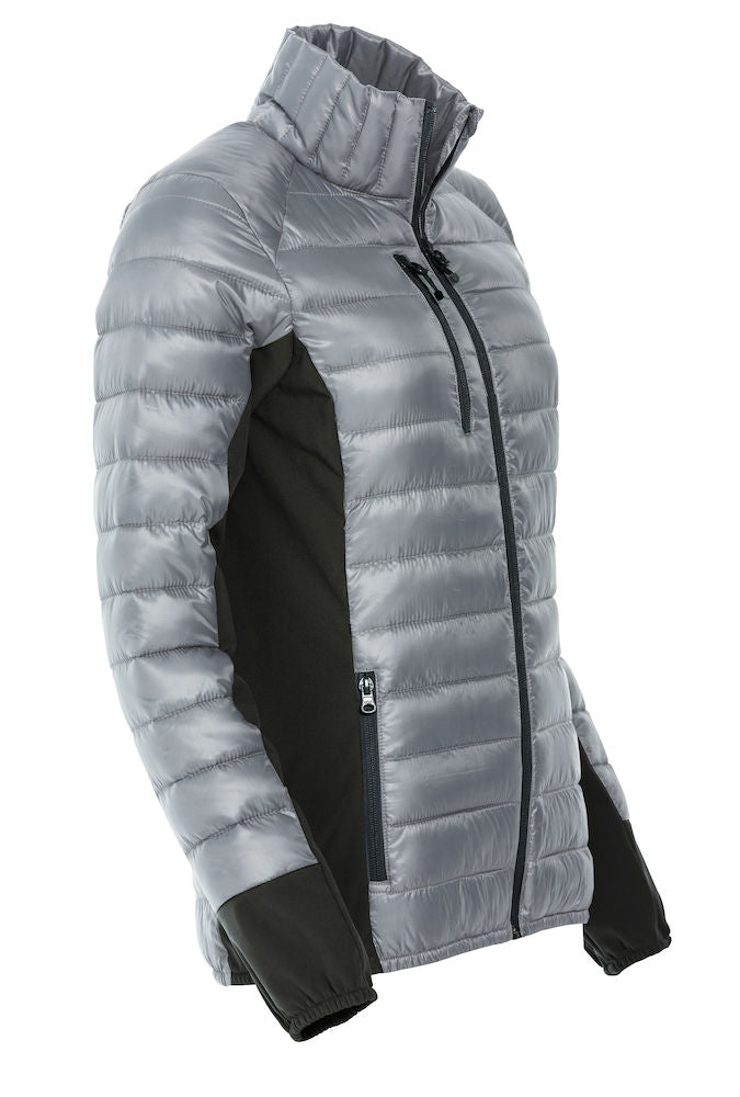 Clique Lemont Ladies Jacket.  Lightweight Quilted Jacket With Softshell Panel. XS-2XL - Summer Jacket - Logo Free Clothing