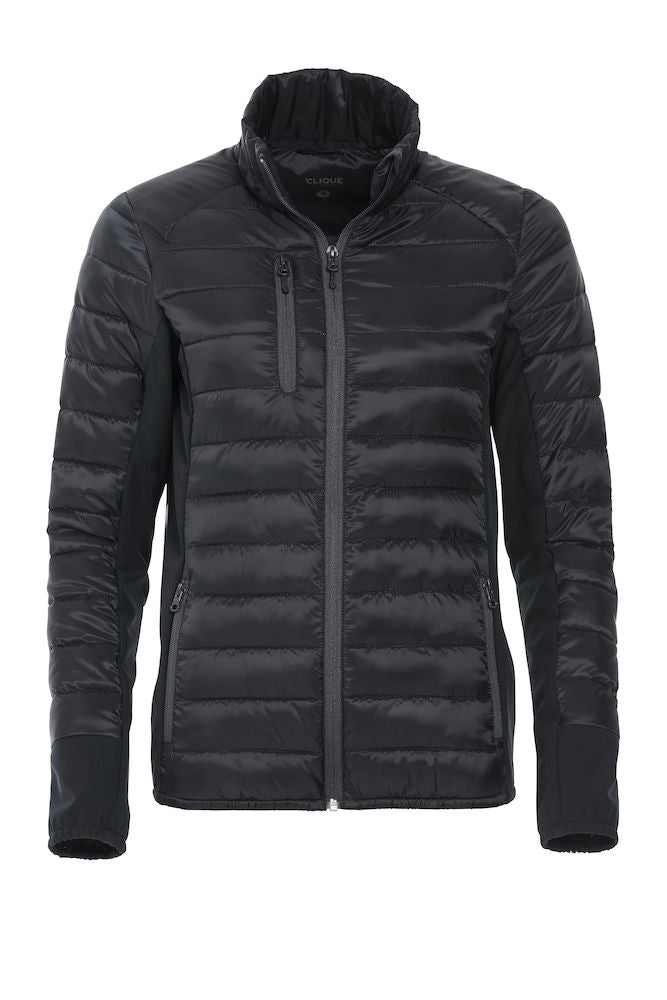 Clique Lemont Ladies Jacket. Lightweight Quilted Jacket With Softshell Panel. XS-2XL - Summer Jacket - Logo Free Clothing