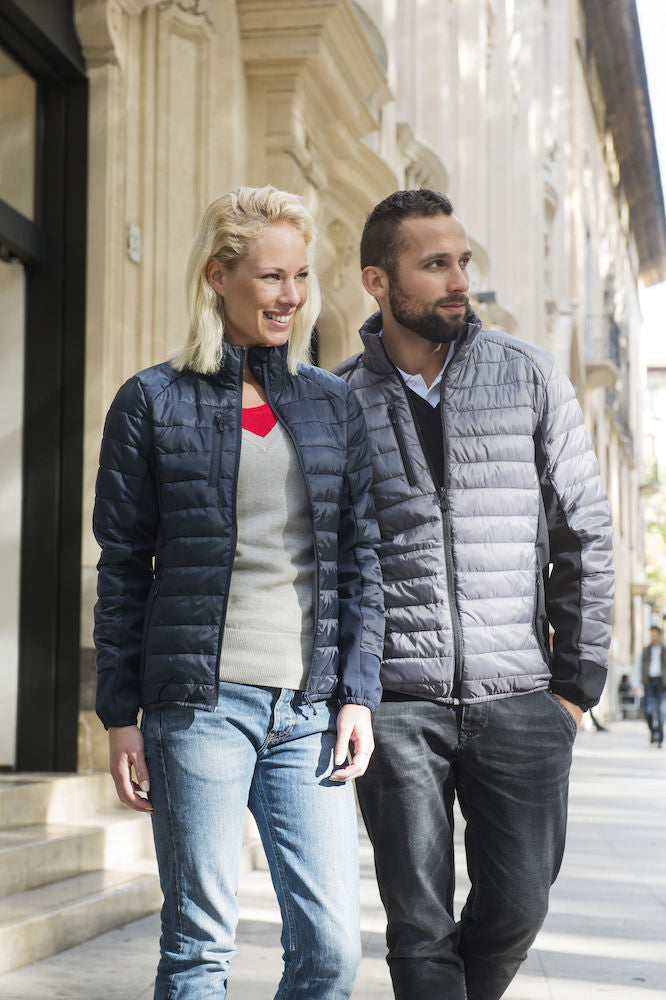 Clique Lemont Ladies Jacket.  Lightweight Quilted Jacket With Softshell Panel. XS-2XL - Summer Jacket - Logo Free Clothing