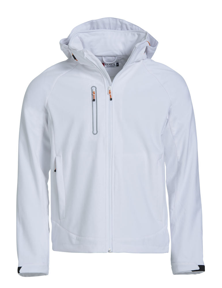 Clique Milford Mens Softshell Jacket. Detachable Hood 5 Colours. XS-4XL - Summer Jacket - Logo Free Clothing