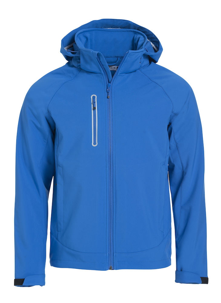 Clique Milford Mens Softshell Jacket. Detachable Hood 5 Colours. XS-4XL - Summer Jacket - Logo Free Clothing