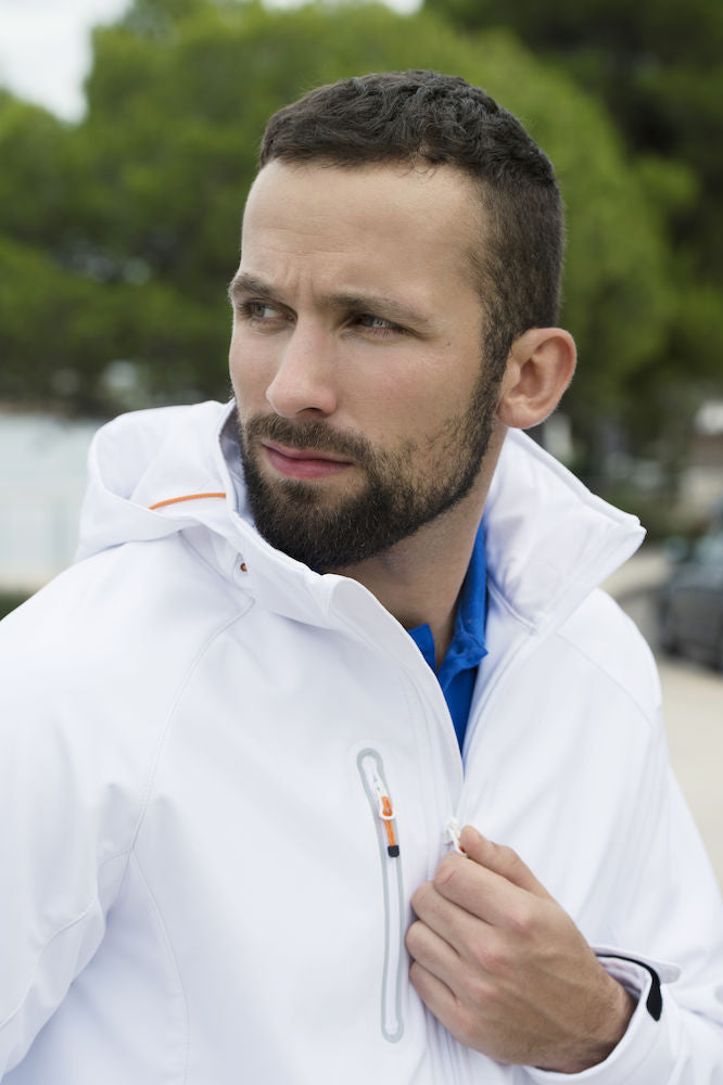 Clique Milford Mens Softshell Jacket. Detachable Hood 5 Colours. XS-4XL - Summer Jacket - Logo Free Clothing