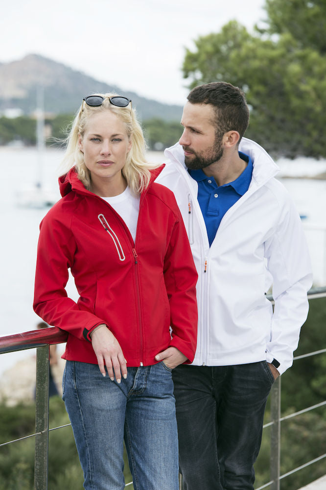Clique Milford Mens Softshell Jacket. Detachable Hood 5 Colours. XS-4XL - Summer Jacket - Logo Free Clothing