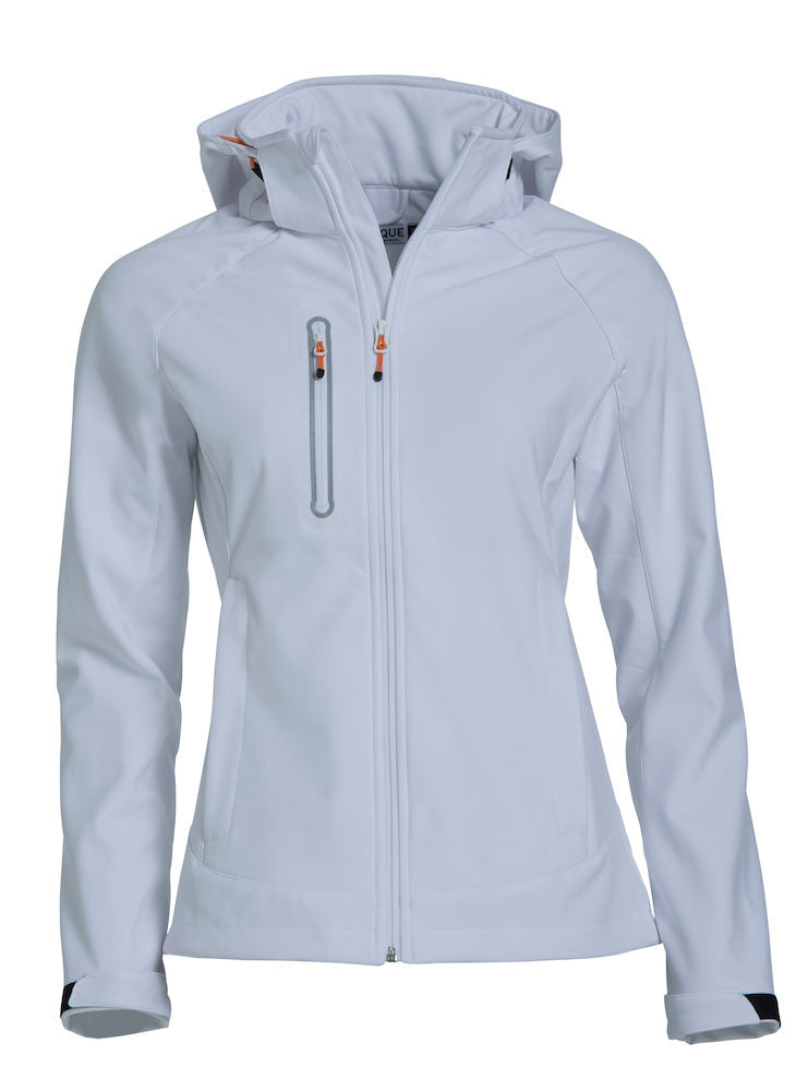 Clique Milford Ladies Softshell Jacket. Detachable Hood 5 Colours. S-3XL - Summer Jacket - Logo Free Clothing