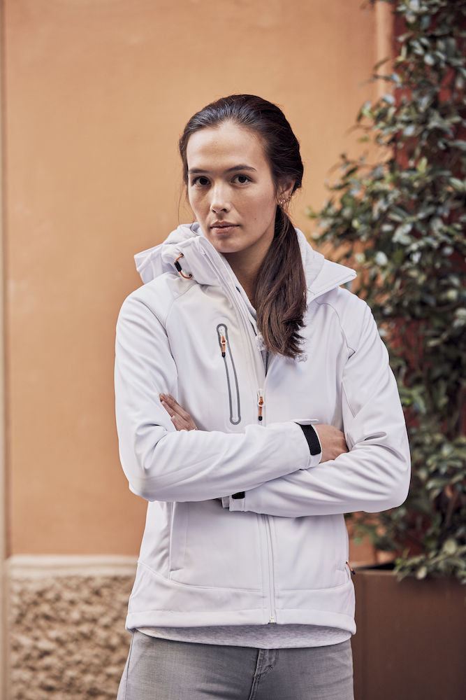 Clique Milford Ladies Softshell Jacket. Detachable Hood 5 Colours. S-3XL - Summer Jacket - Logo Free Clothing