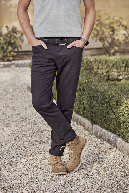 Clique 5 Pocket Mens Stretch Trousers. Twill Cotton, Heavyweight. 3 Colours. XS-5XL - Trousers - Logo Free Clothing