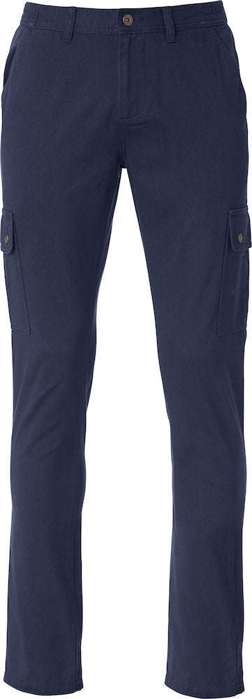 Clique Cargo Trousers. 100% Cotton, Button Leg Pockets. Unisex Fit. XS-5XL - Trousers - Logo Free Clothing