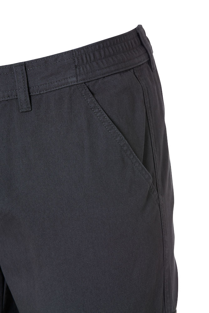 Clique Cargo Trousers. 100% Cotton, Button Leg Pockets. Unisex Fit. XS-5XL - Trousers - Logo Free Clothing