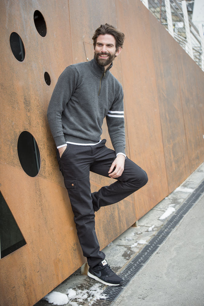 Clique Cargo Trousers. 100% Cotton, Button Leg Pockets. Unisex Fit. XS-5XL - Trousers - Logo Free Clothing