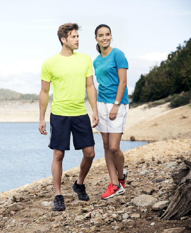 Clique Hollis Sports Shorts. Unisex, Mesh Lined, Zip Pocket. XS-2XL - Shorts - Logo Free Clothing