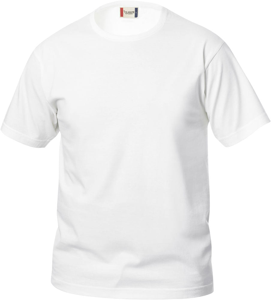 Clique Essentials Junior Tee Shirt. Kids Cotton Tee. 20 Colours, Ages 3-14 - Tee Shirt - Logo Free Clothing
