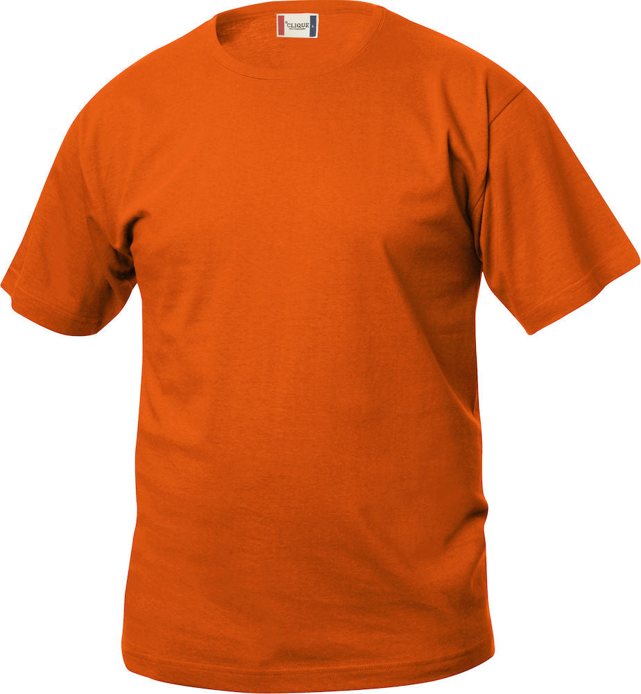 Clique Essentials Junior Tee Shirt. Kids Cotton Tee. 20 Colours, Ages 3-14 - Tee Shirt - Logo Free Clothing
