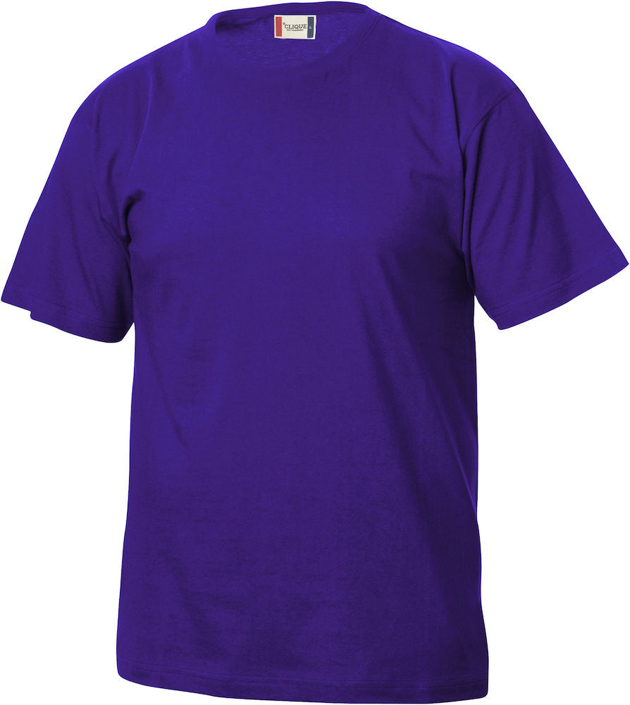 Clique Essentials Junior Tee Shirt. Kids Cotton Tee. 20 Colours, Ages 3-14 - Tee Shirt - Logo Free Clothing