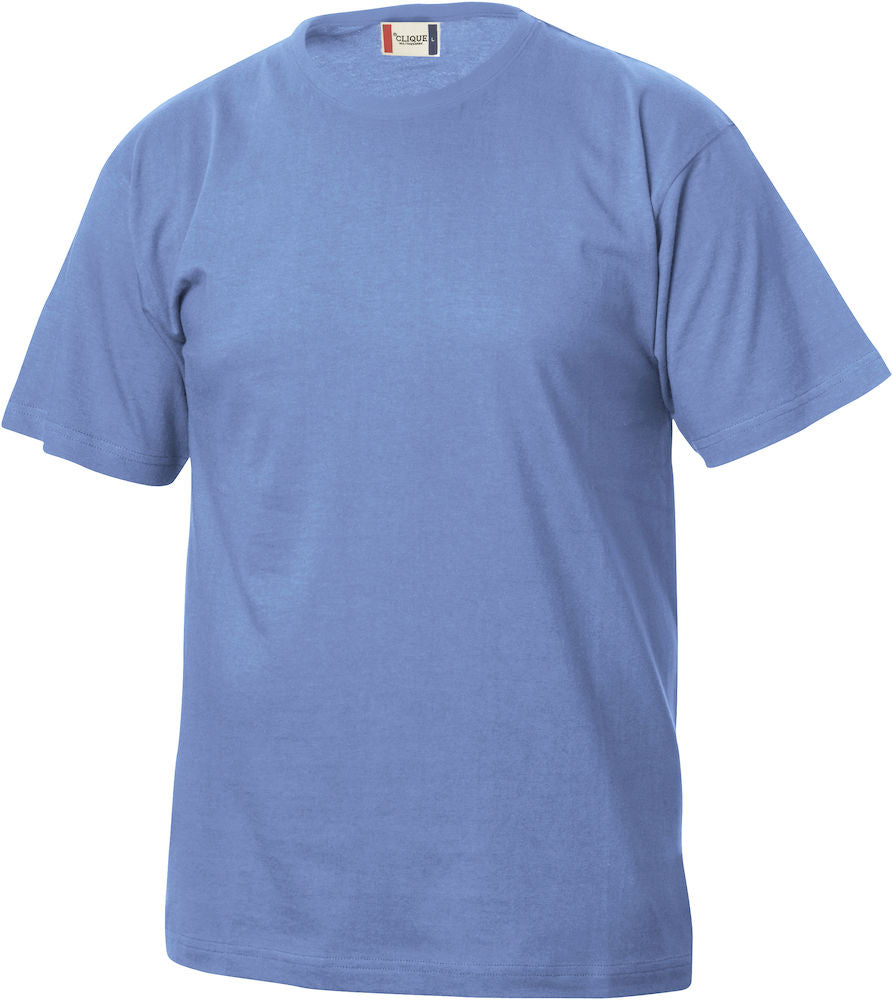 Clique Essentials Junior Tee Shirt. Kids Cotton Tee. 20 Colours, Ages 3-14 - Tee Shirt - Logo Free Clothing